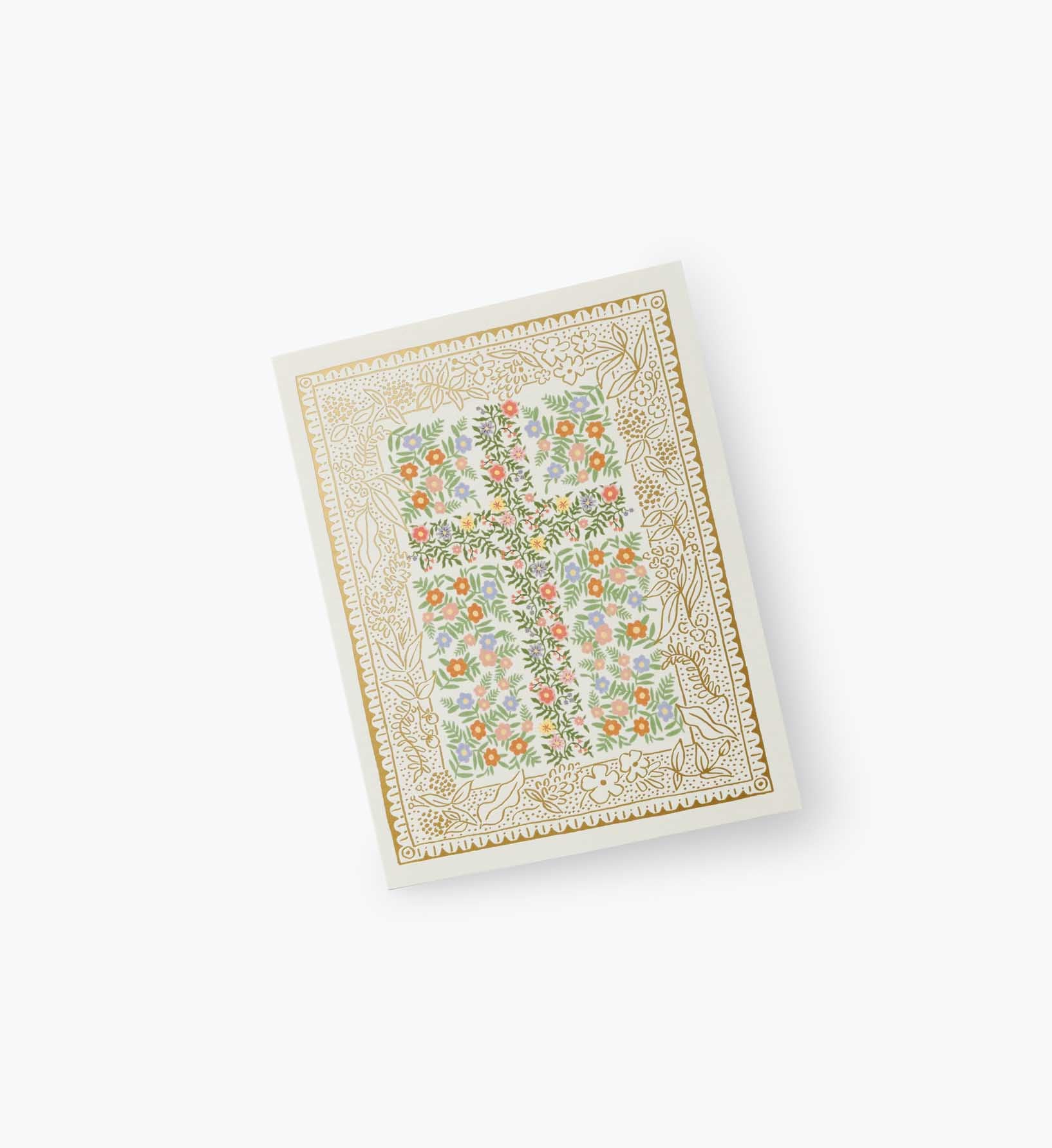 Rosette Cross Everyday Card - Single Card - Image 2