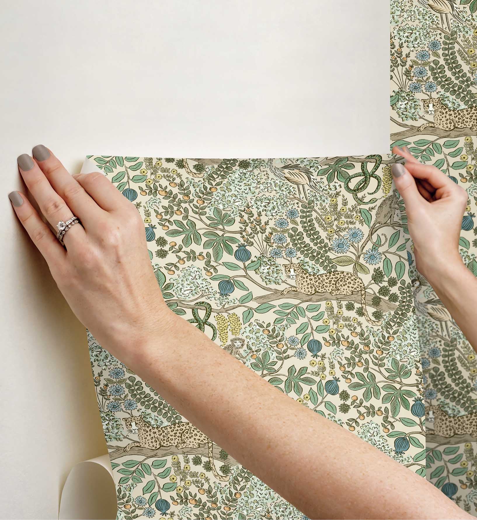 Safari Peel & Stick Wallpaper - Cream - Image 3