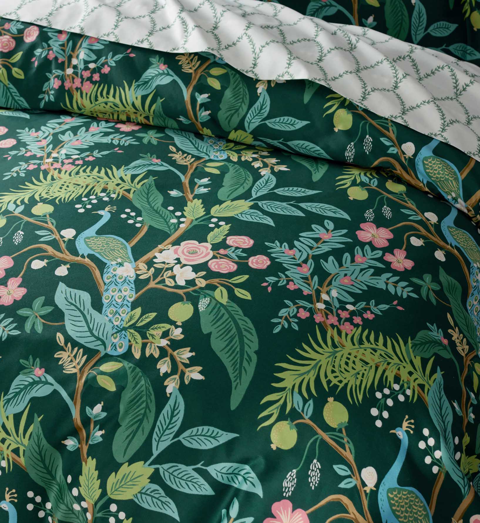 Sateen Comforter - Peacock Emerald - Image 4