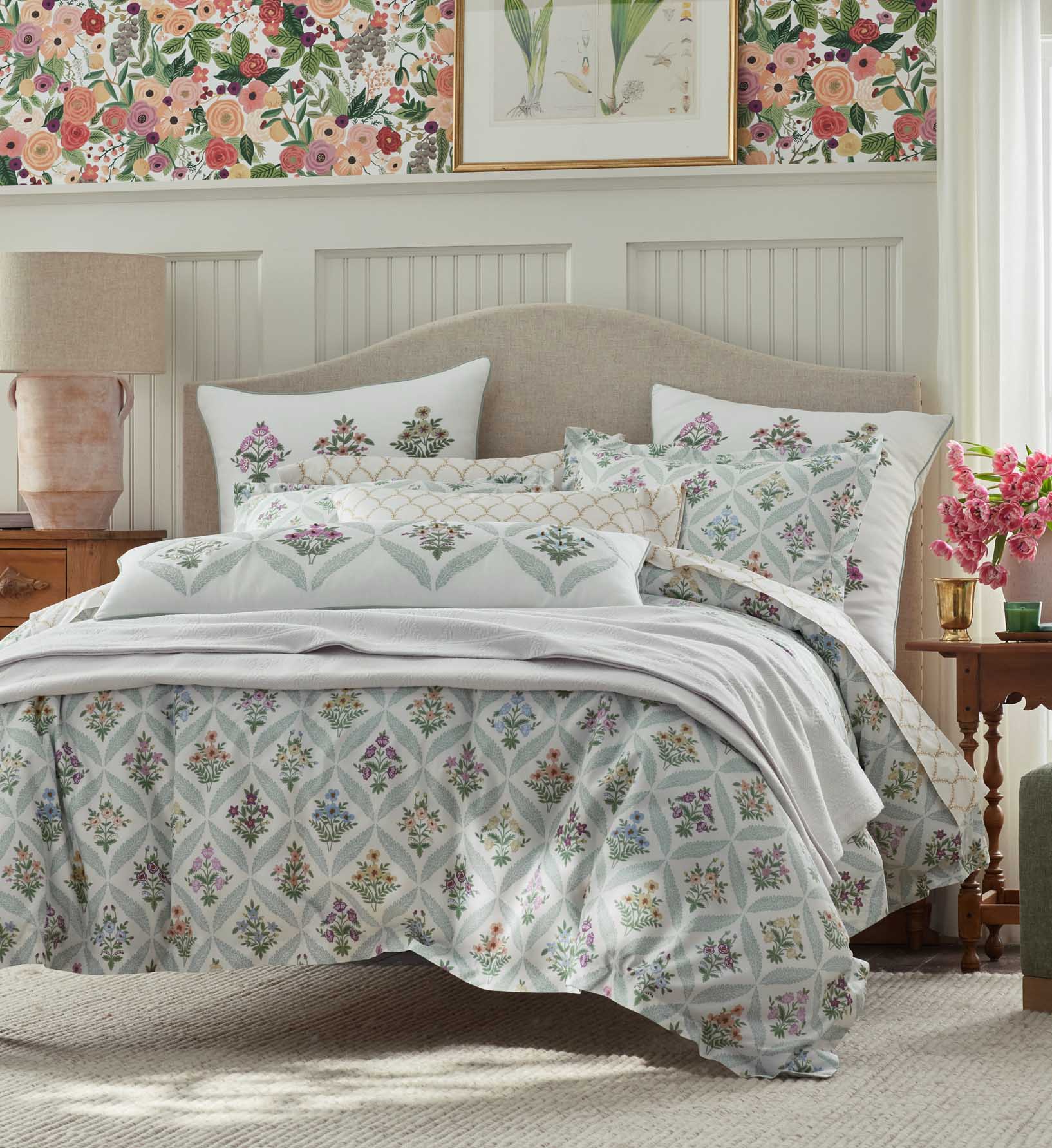 Sateen Duvet Cover - Estee Garden - Image 2