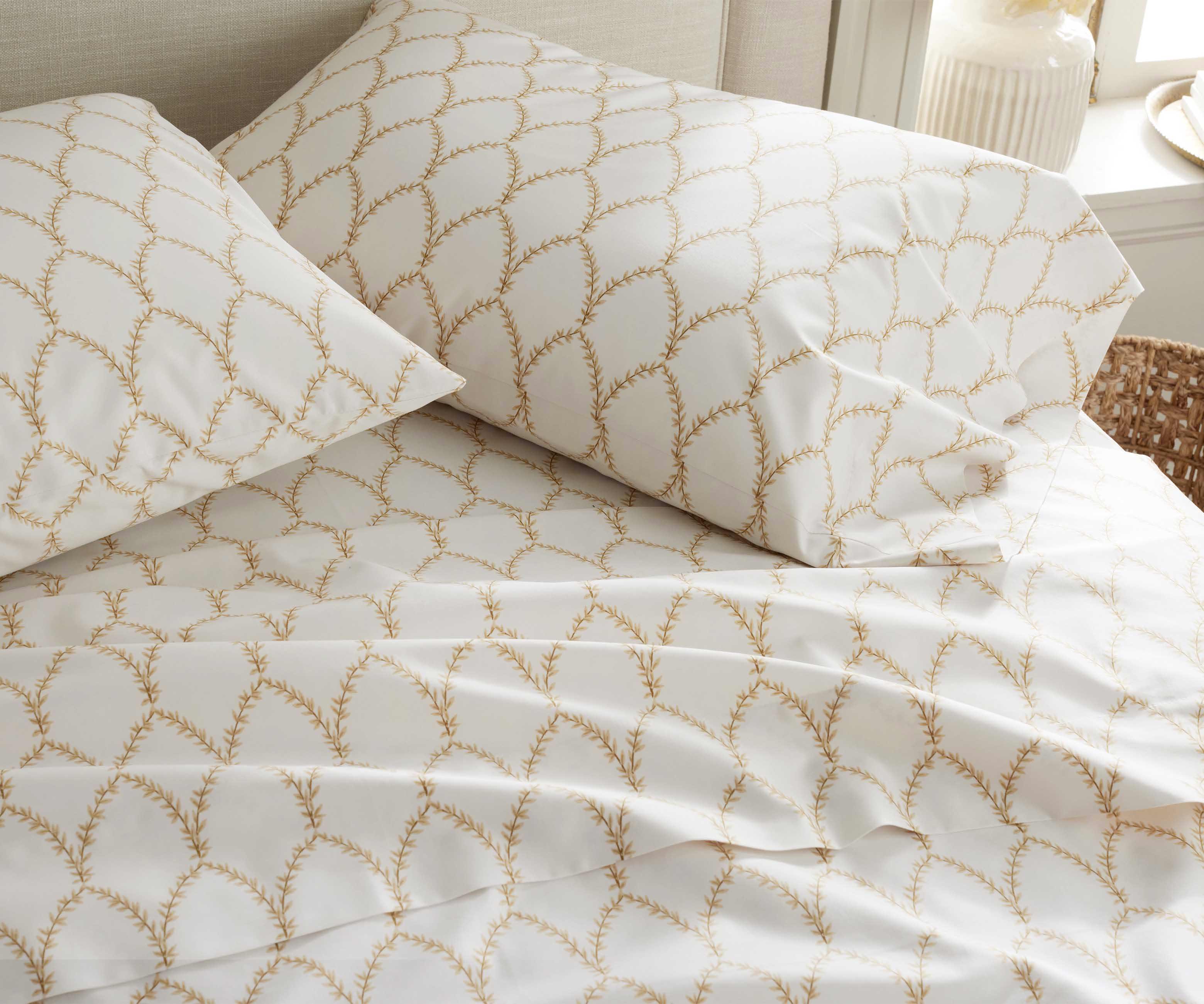 Sateen Flat Sheet - Laurel Metallic Gold - Image 3