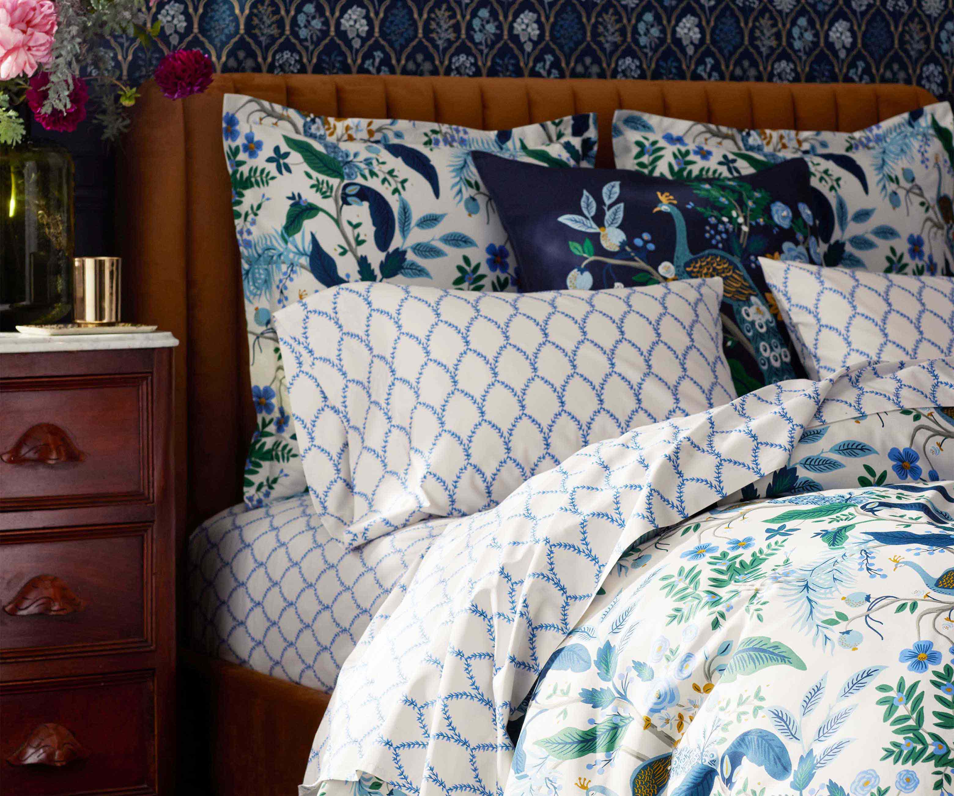 Sateen Sham - Peacock Ivory - Image 3