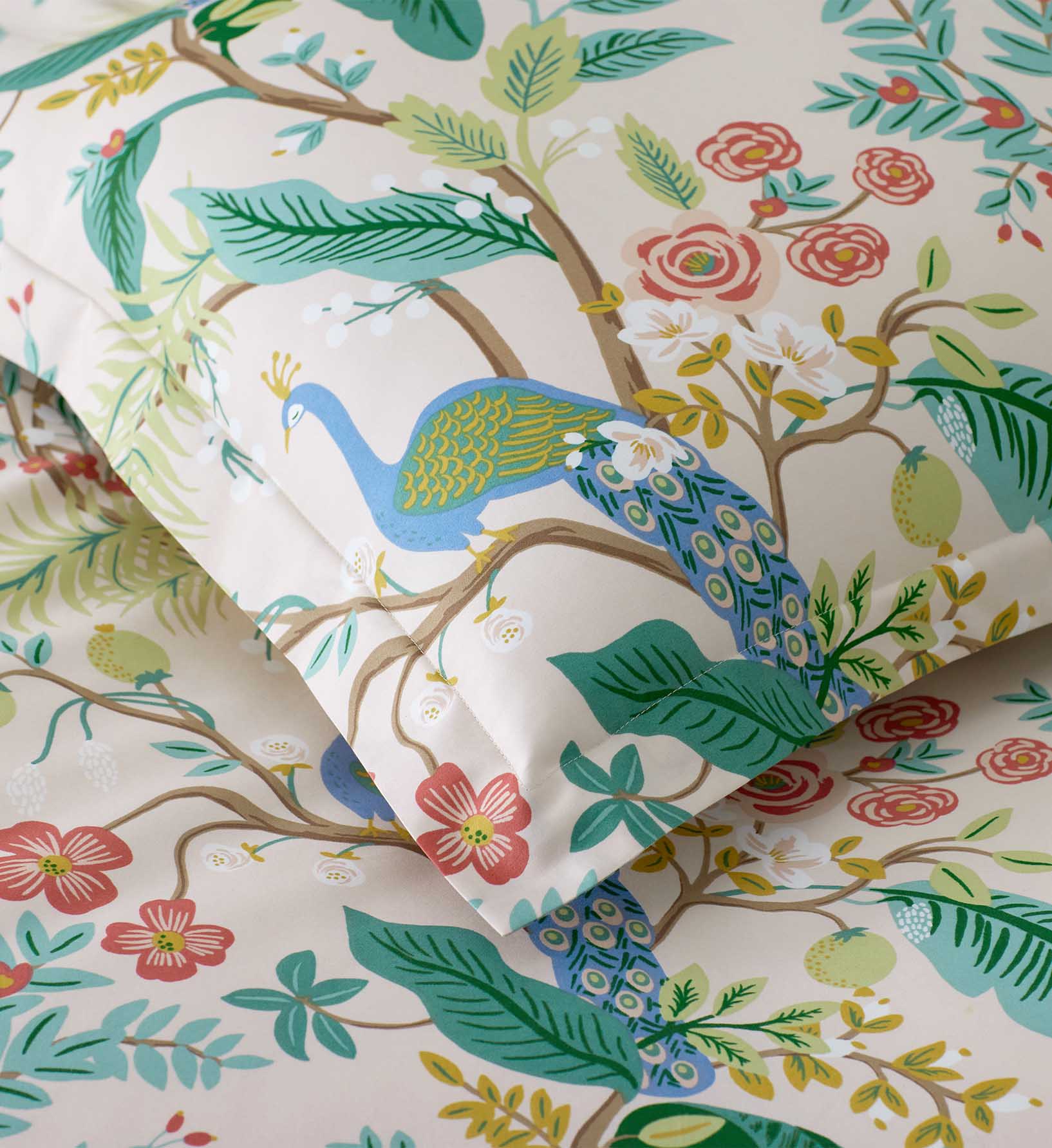Sateen Sham - Peacock Blush - Image 3
