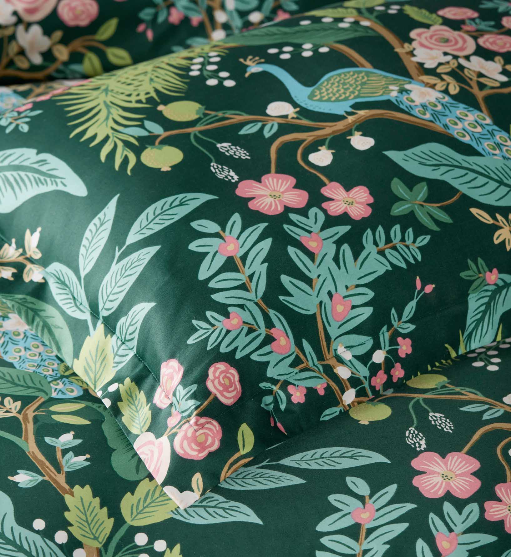 Sateen Sham - Peacock Emerald - Image 2