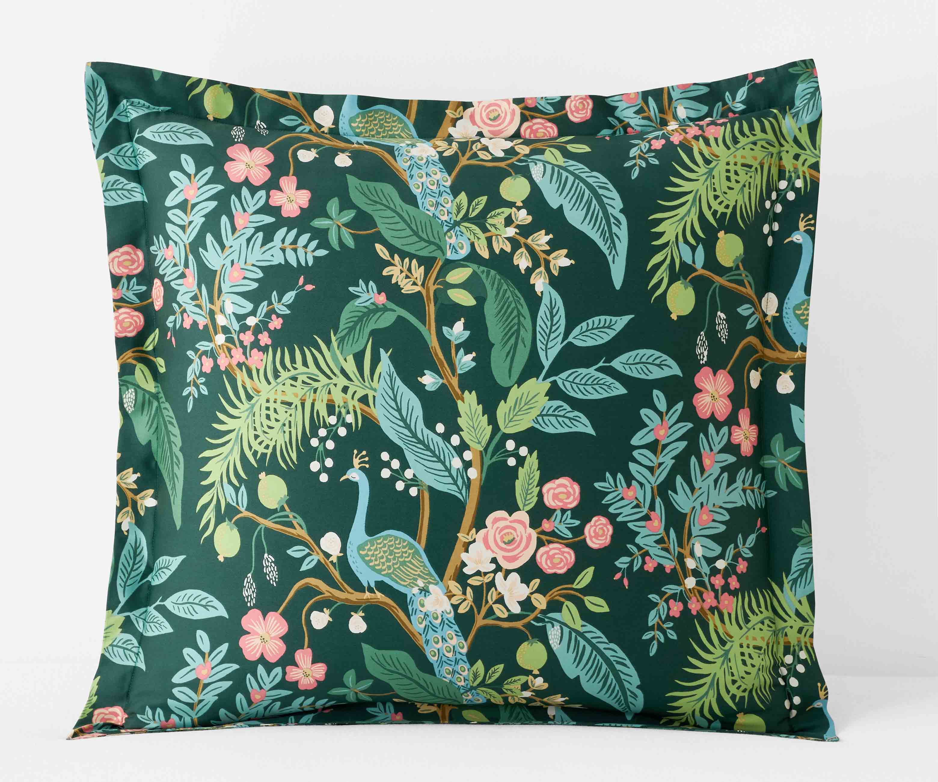 Sateen Sham - Peacock Emerald - Image 5
