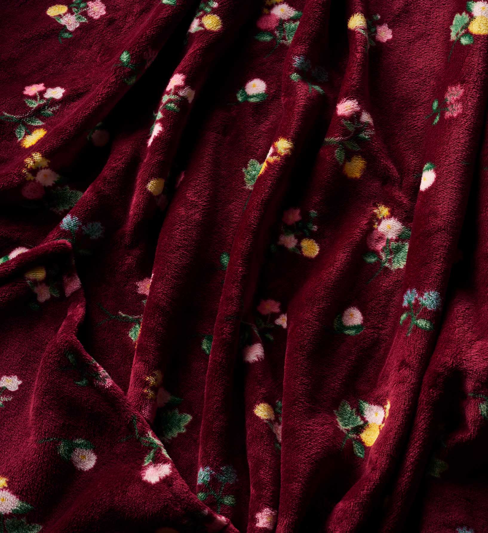 Travel Fleece Blanket - Ditsy Dahlia - Image 2