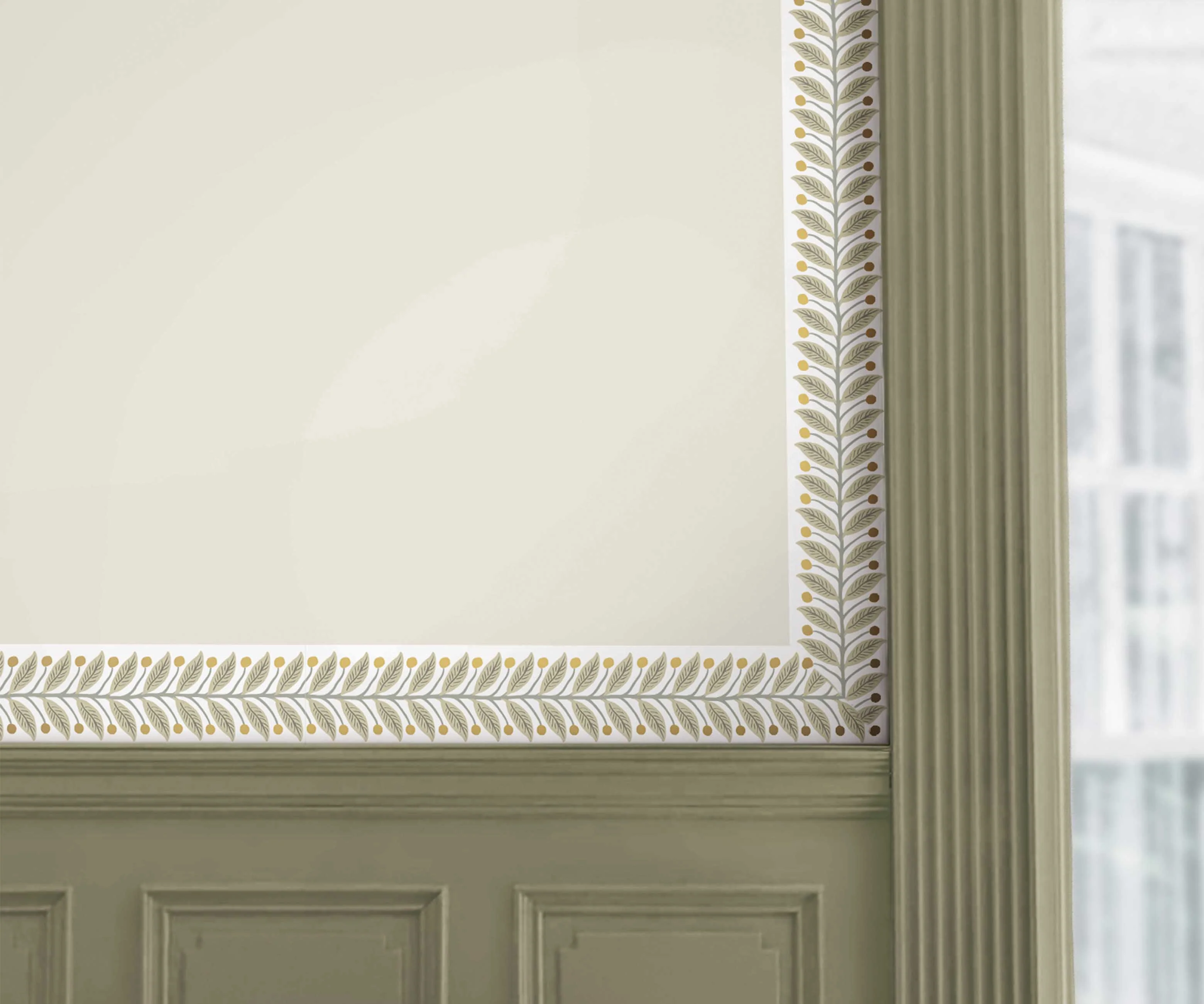 Trim Wallpaper Sample - Linen - Image 4