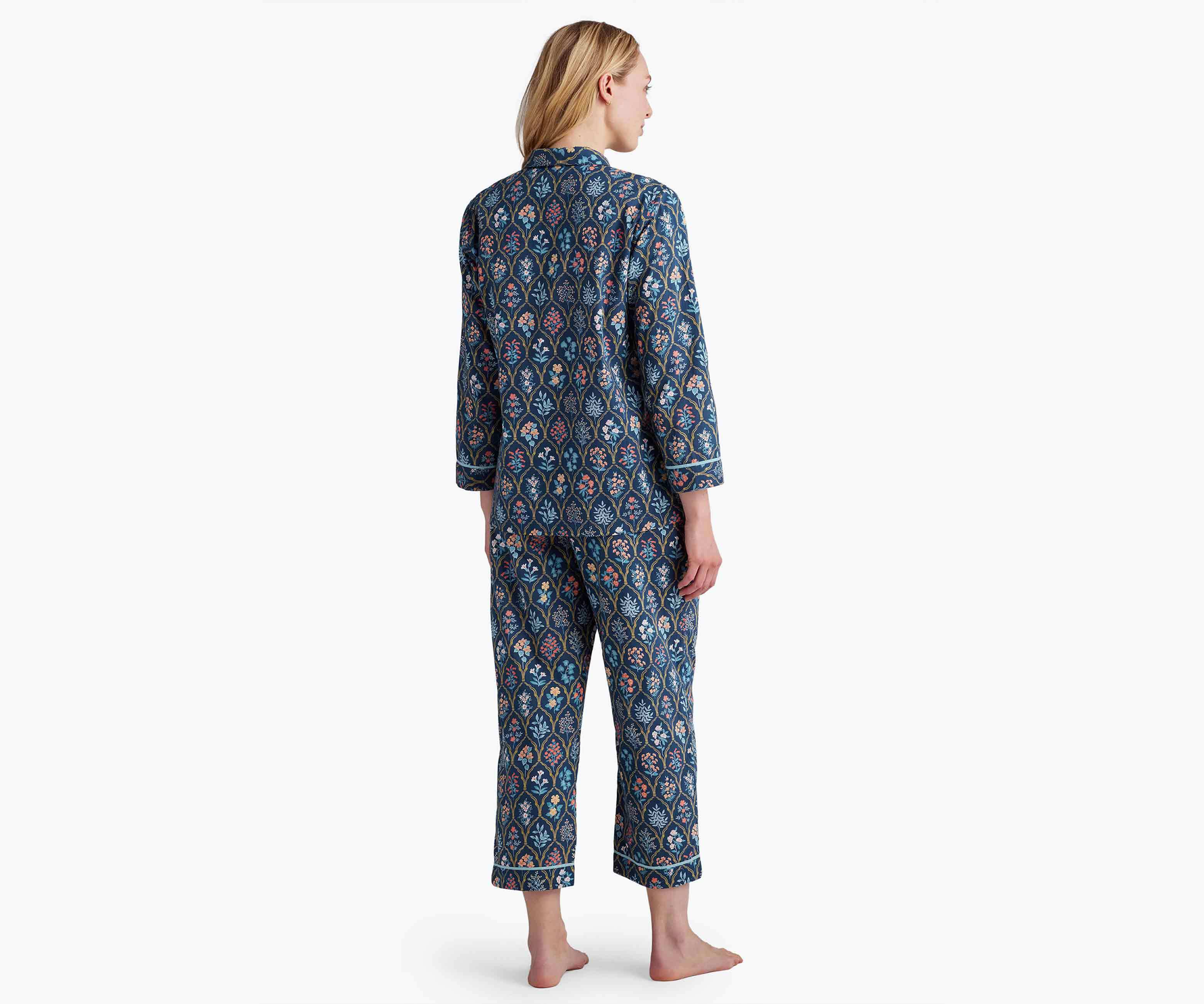 Voile Button Front Crop Set - Hawthorne - Image 7