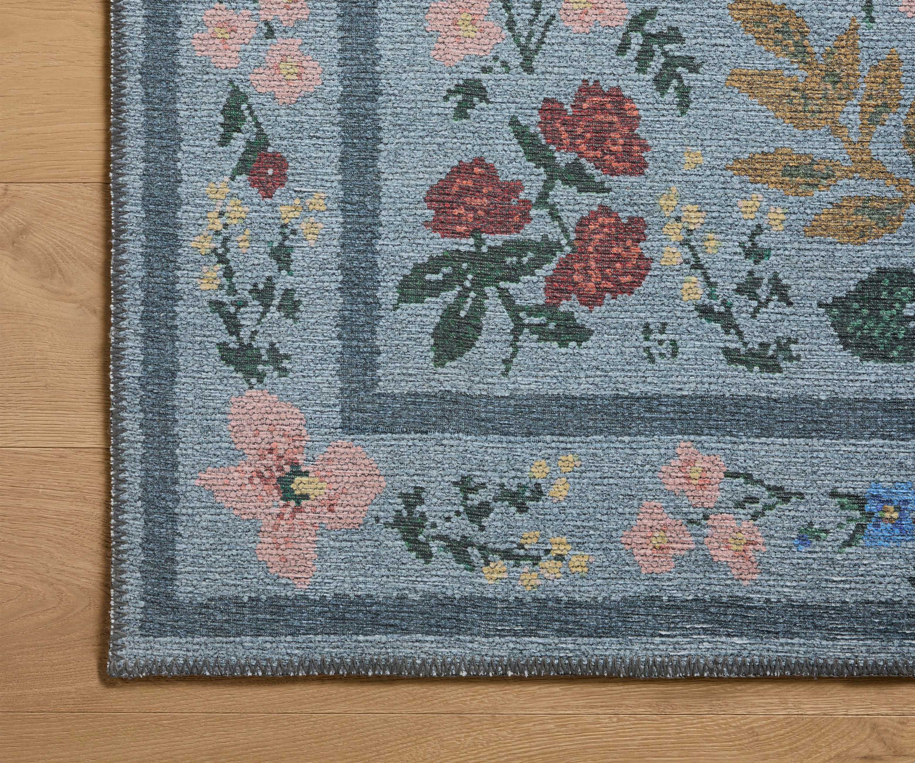 Wildwood Printed Rug - Wildwood Blue - Image 2