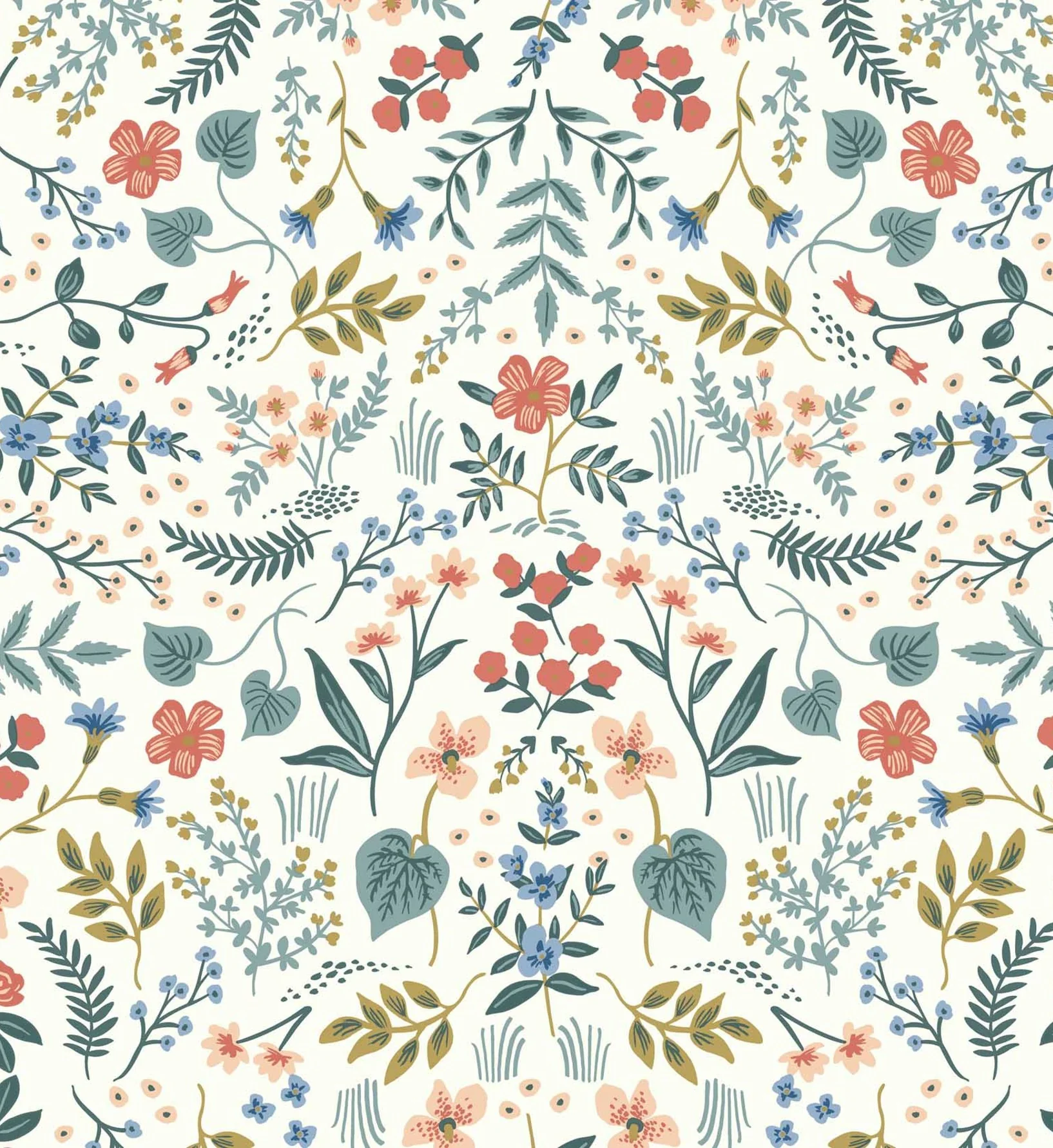 Wildwood Wallpaper - Rose Multi - Image 4