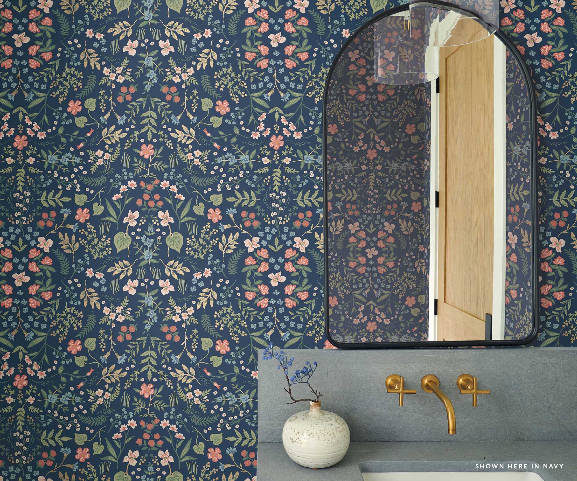 Wildwood Wallpaper Sample - Black Multi - Image 3