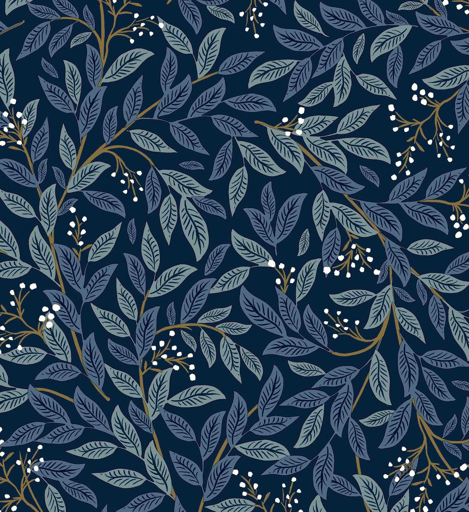 Willowberry Peel & Stick Wallpaper - Navy - Image 3