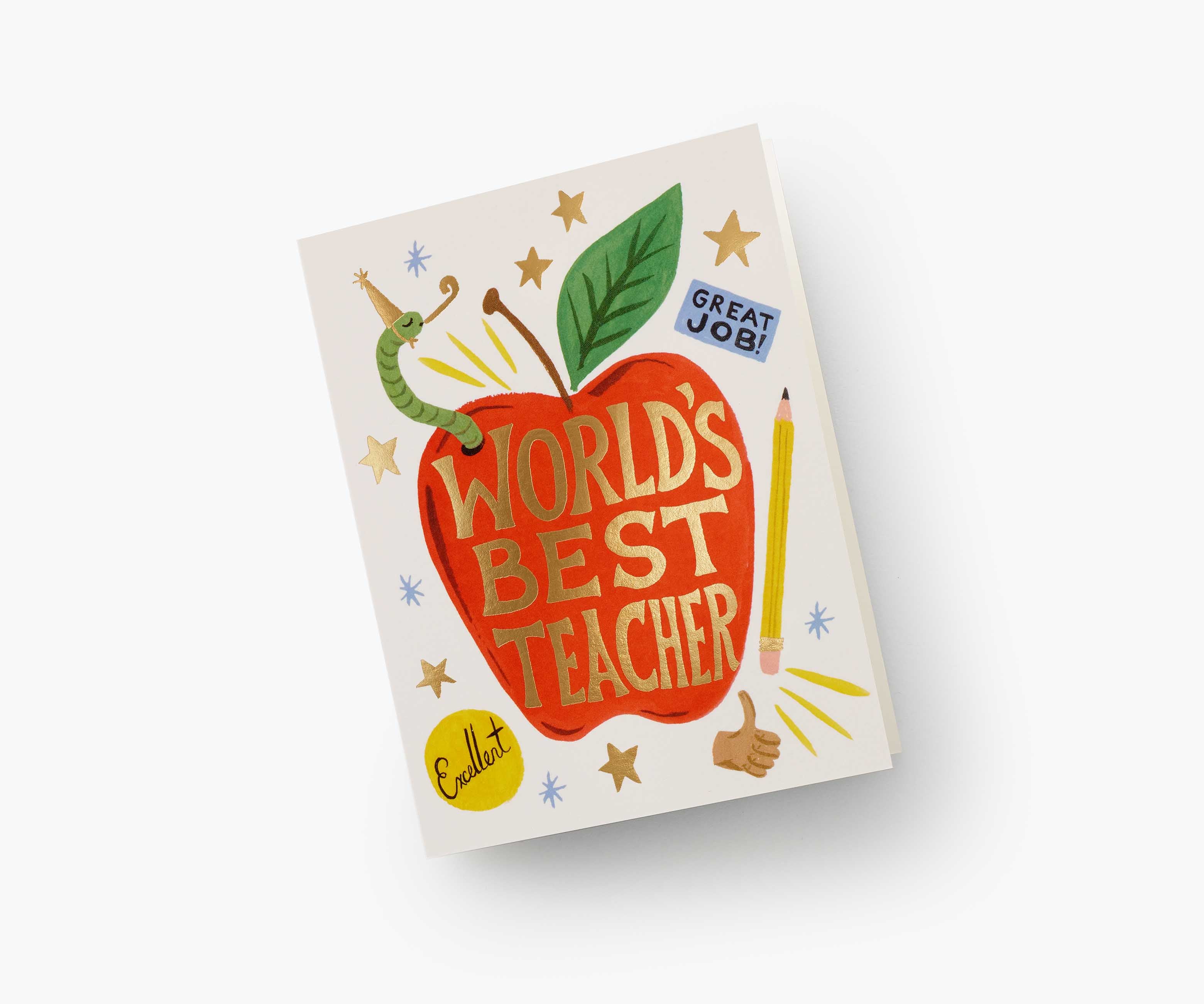 World's Best Teacher Everyday Card - Single Card - Image 2